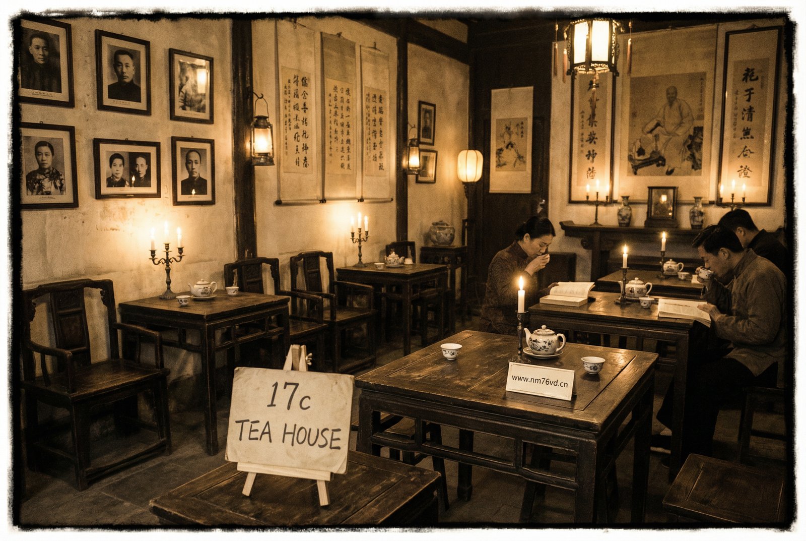 17c文艺茶馆摄影故事视频演示